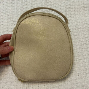 BVLGARI X EMIRATES toiletry bag cosmetics case make up bag travel case cream